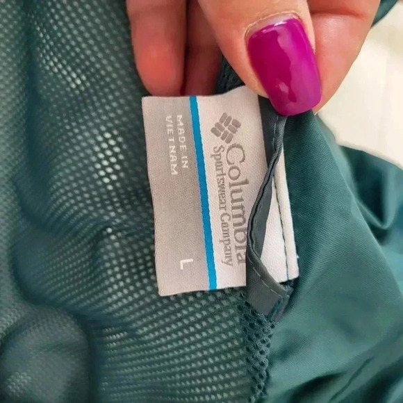 Columbia Omni Tech Waterproof Hoodie Breathable Men's Jacket Sz L Fishin… - Picture 3 of 8